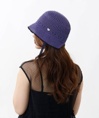 ハートジャカードボンネットハット 4ASS34718 | ANNA SUI